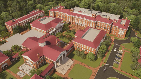 Aerial View of Proposed Darden Student Housing
